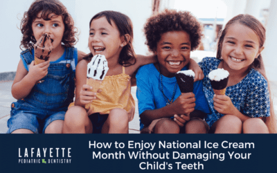 How to Enjoy National Ice Cream Month Without Damaging Your Child’s Teeth